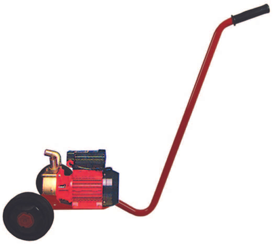 CARRELLO PER ELETTROPOMPE DA TRAVASO