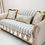 Miniatura: Neutral Herringbone 3 Seater: Customizable Seat & Back Sofa Cover