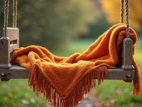 Customer Diary Showcasing Our Ochre Throw with Magenta Tassels: A Design Story