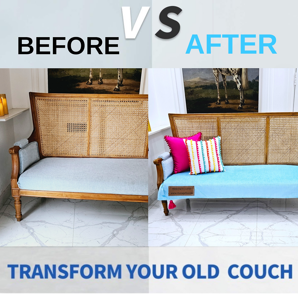 Thumbnail: Customisable Solid Anti Slip 3 Seater Sofa Seat Cover- Corner Tassel