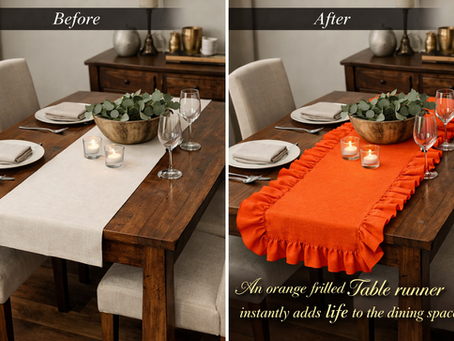 STOP BUYING BORING TABLE RUNNERS.