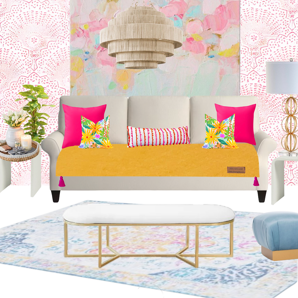 Thumbnail: Customisable Solid Anti Slip 3 Seater Sofa Seat Cover- Corner Tassel
