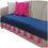 Miniatura: Three-Seater Sofa Cover: Customizable Durable Navy Blue Seat Cover With Tassels