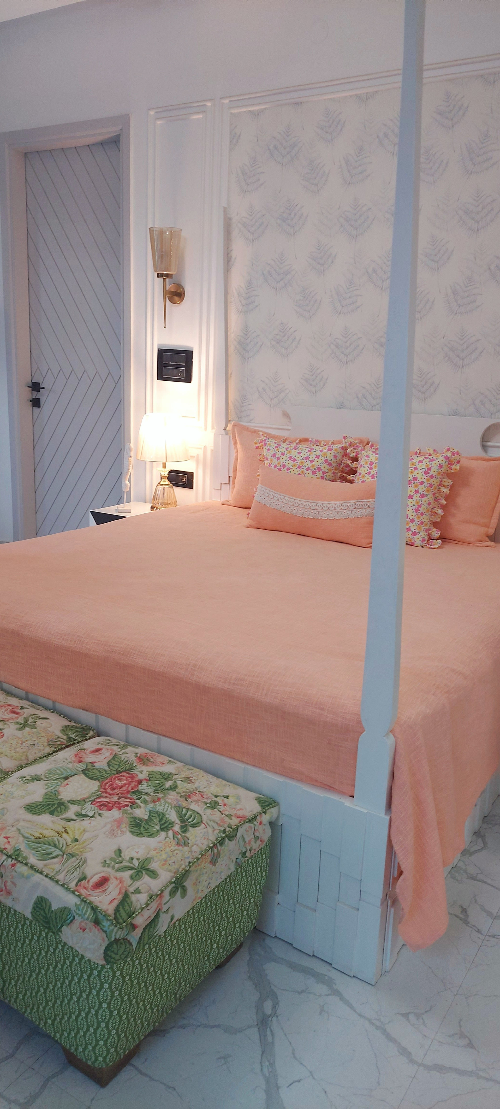 Blush Bed & Pillow Cotton Cover Set