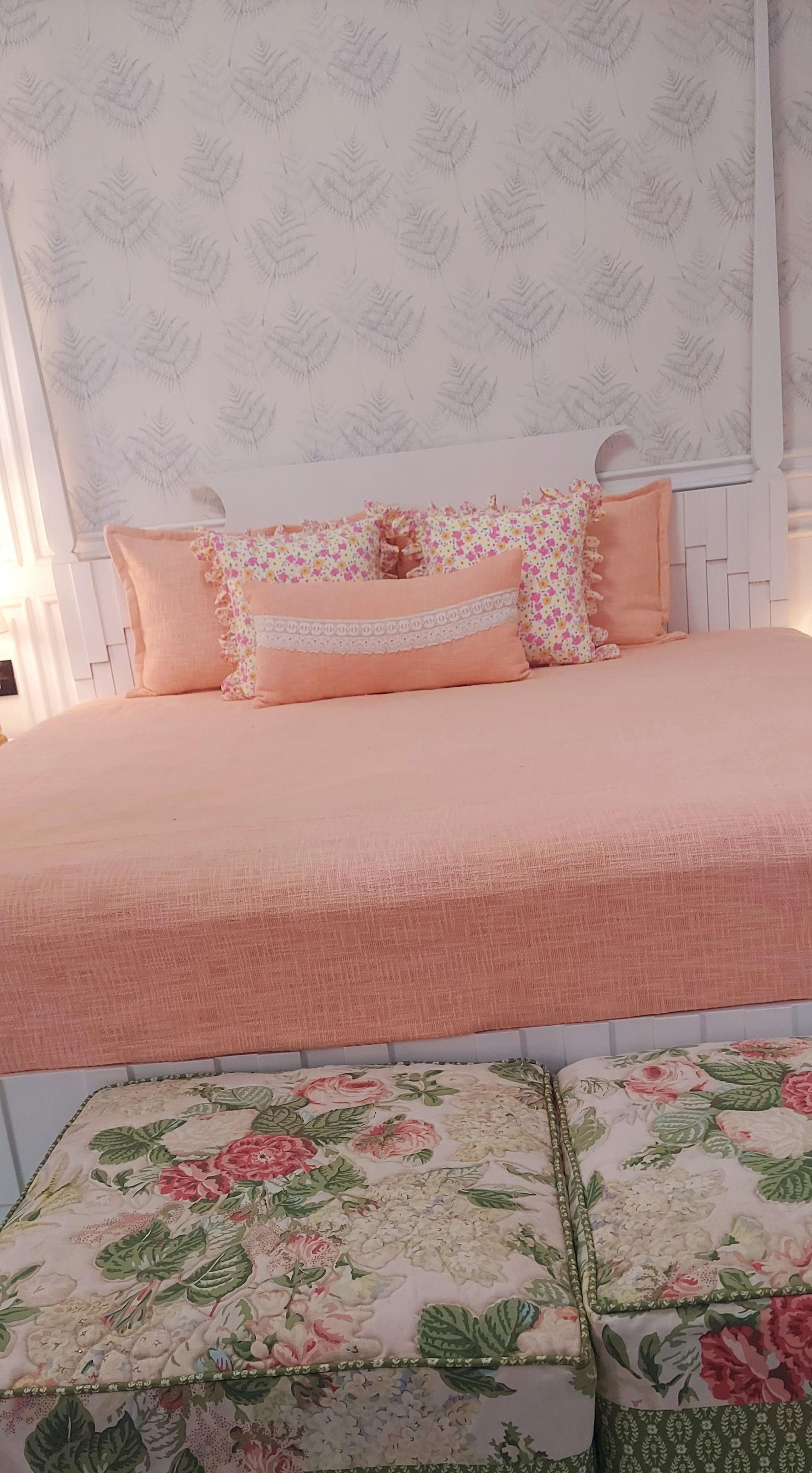 Blush Bed & Pillow Cotton Cover Set