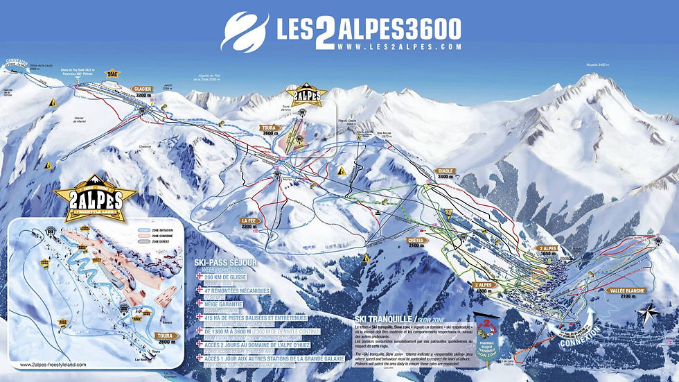 Plan des Pistes