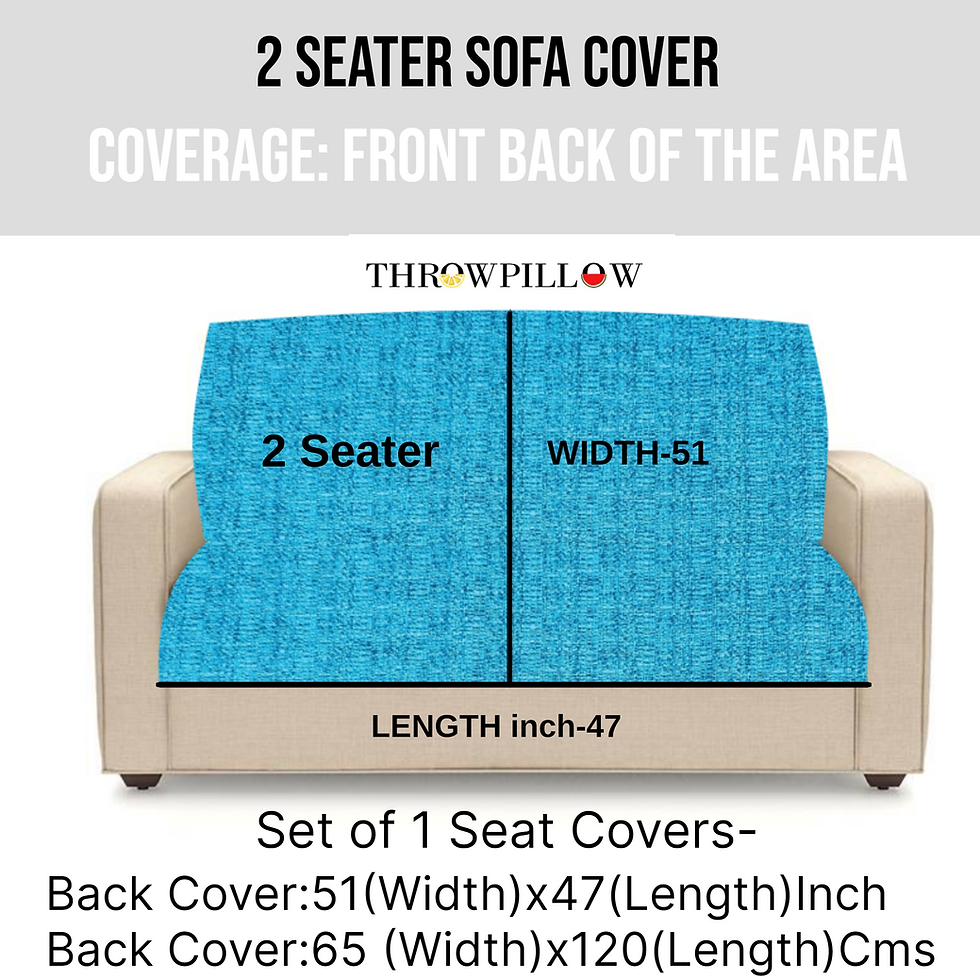 Thumbnail: Two-Seater Designer Trendy Celurain Bohemian Custisable Sofa Cover Set