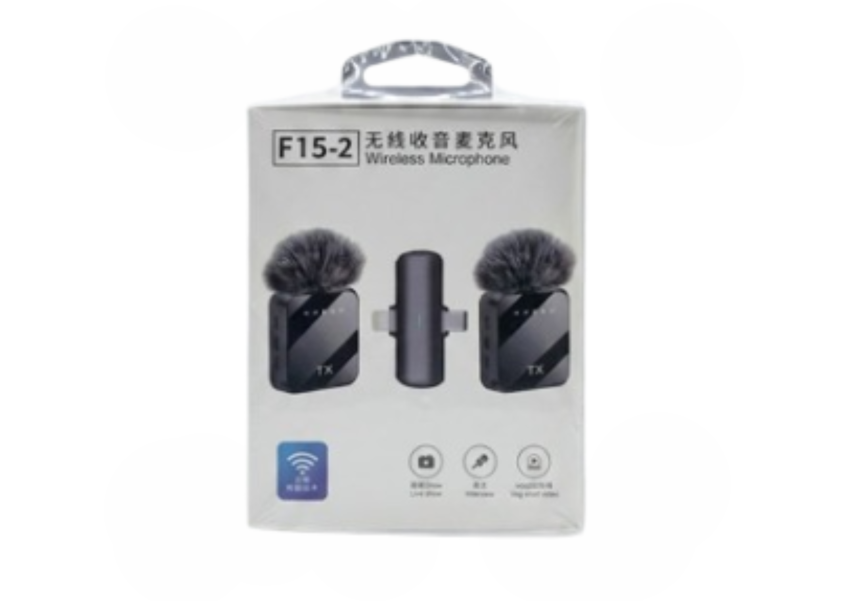 Microfono dual tc a lightning F15-2