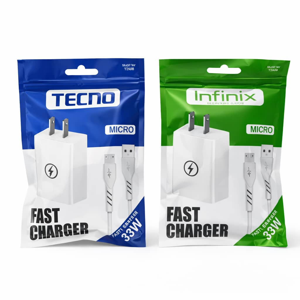 Cargador 33w micro de bolsita