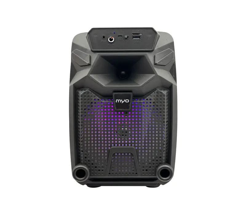 Miniatura: Corneta myo 15w bt usb 6.5" luz led MY-650