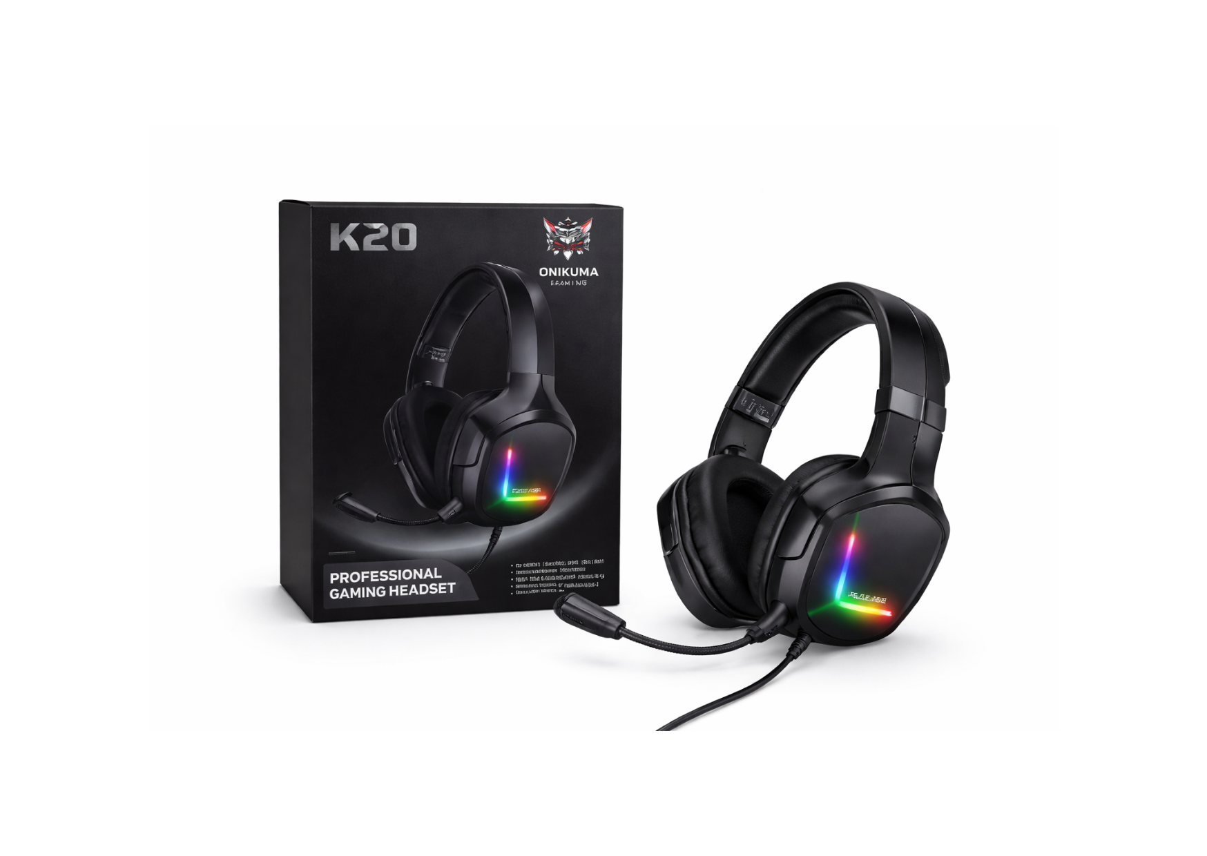 Audifono gamer onikuma k20 rgb
