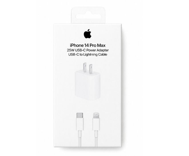 Cargador Apple 13/14 pro Max 25w