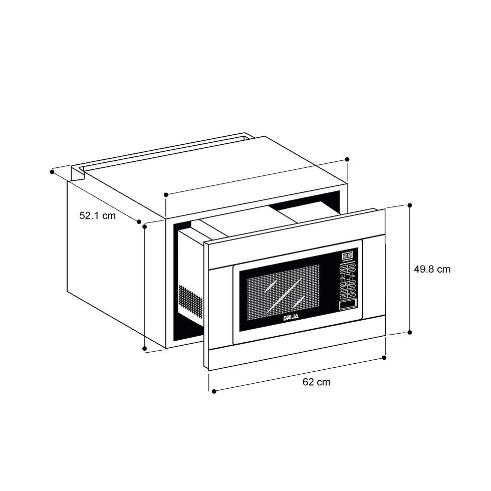 Miniatura: Horno Empotrable Palermo 62L