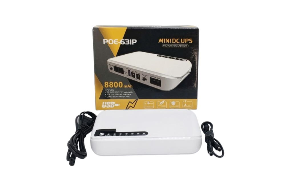 Mini UPS POE-631P 17W 8800 mAh