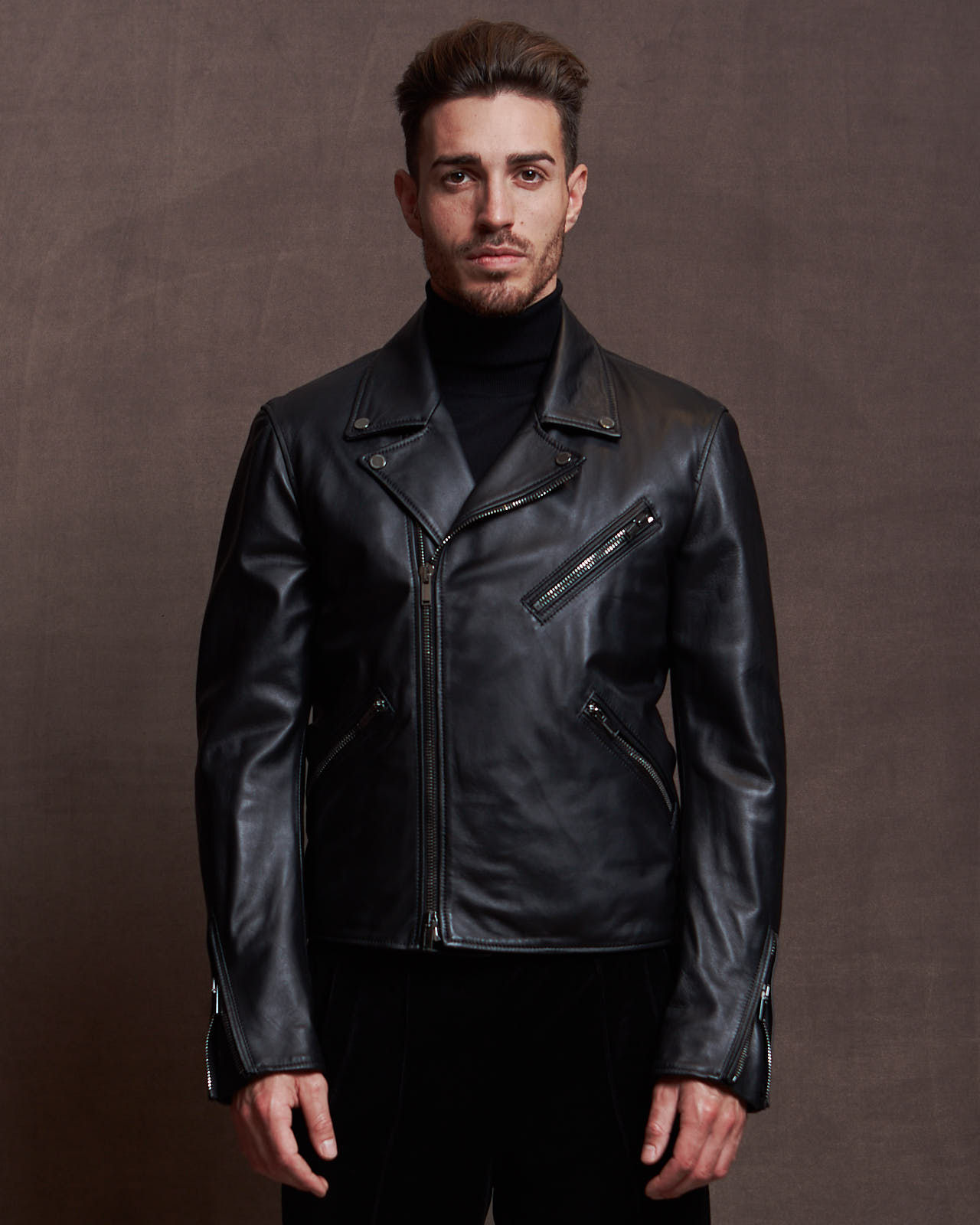 Giacca in pelle Tagliatore