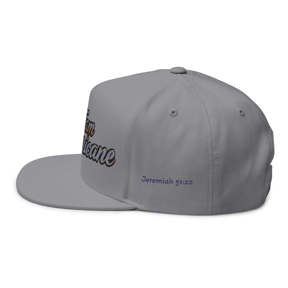 Thumbnail: Team Hurricane Embroidered Flat Bill Cap