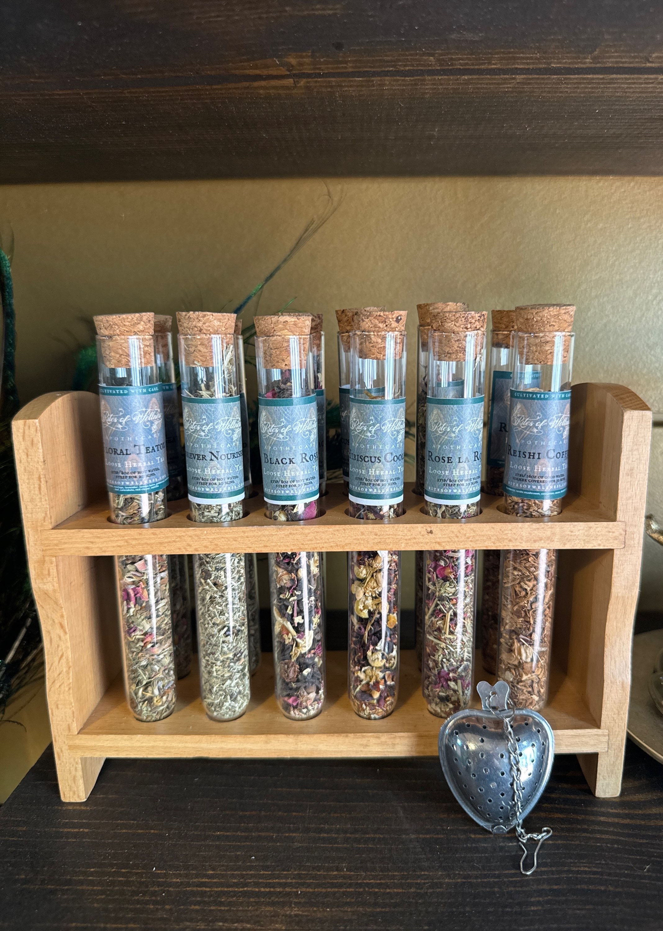 Herbal Tea & Rack Set | Home Decor