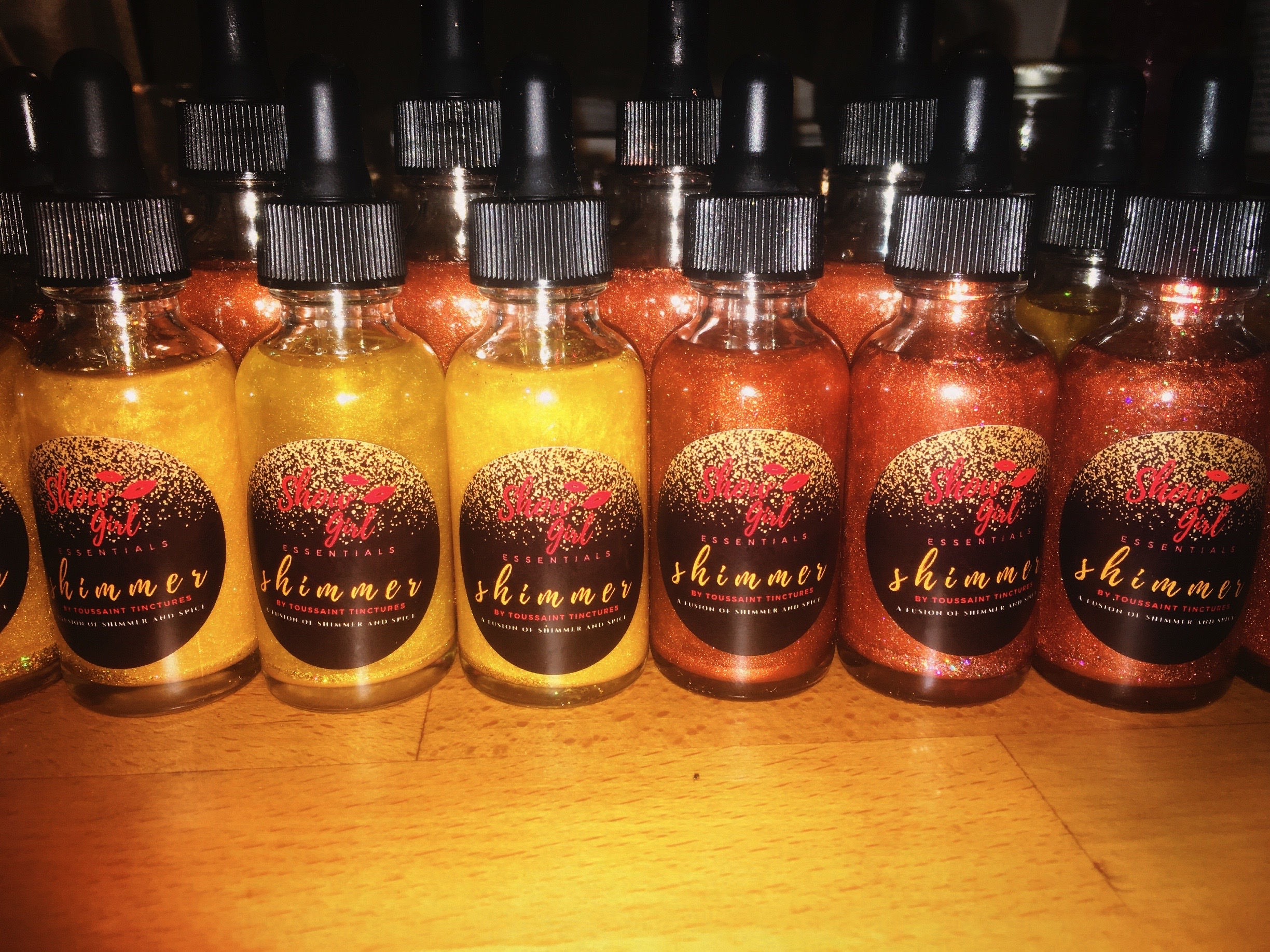 Showgirl Essentials Shimmer Oil & Lotion