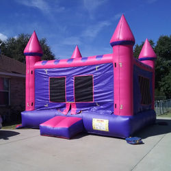 XL Large Pink Castle Bounce House