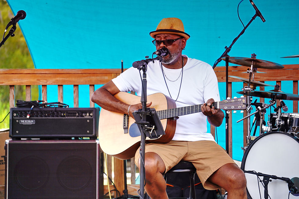 James Warren performing onstage during Wally Palooza II