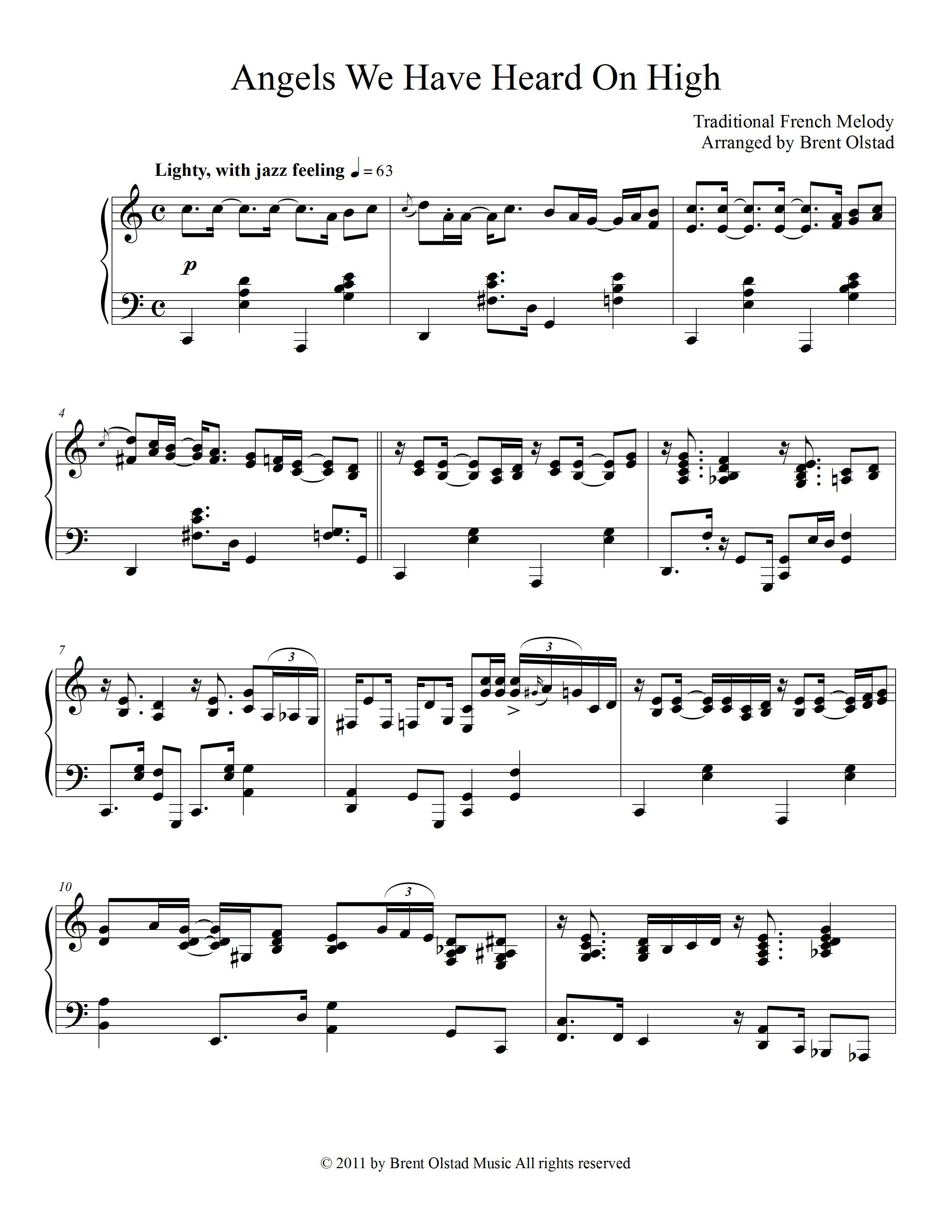 Christmas Carols for the Piano - All 9 Arrangements
