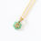 Miniature : collier Pastille chaine fine et dentelle - 15 couleurs