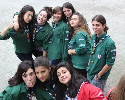 Foto clanes rutas Grupo Scout Amorós