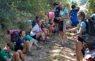 Marcha Campamento Pioneros Grupo Scout Amorós