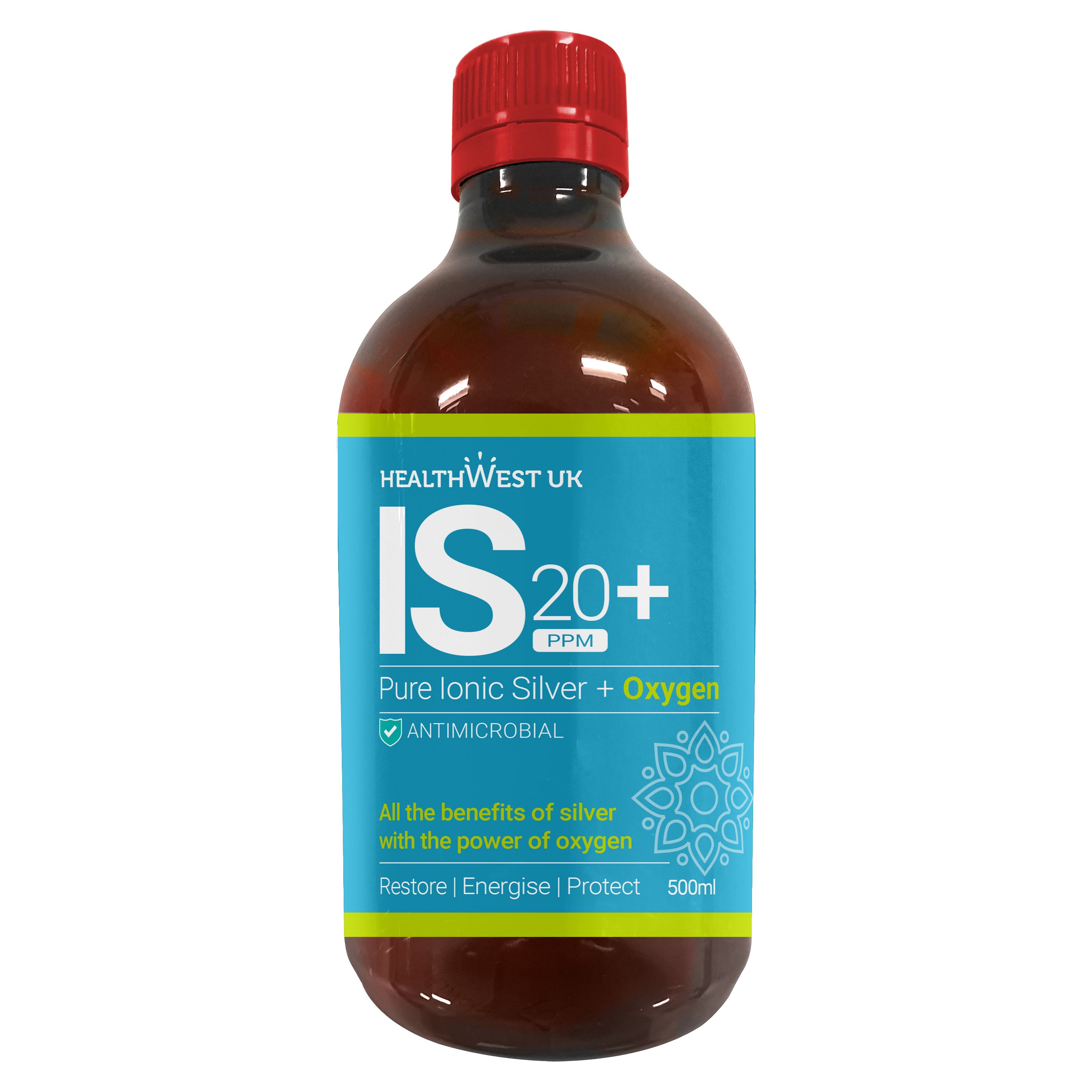 IS20+ Pure Ionic Silver plus Oxygen 500ml