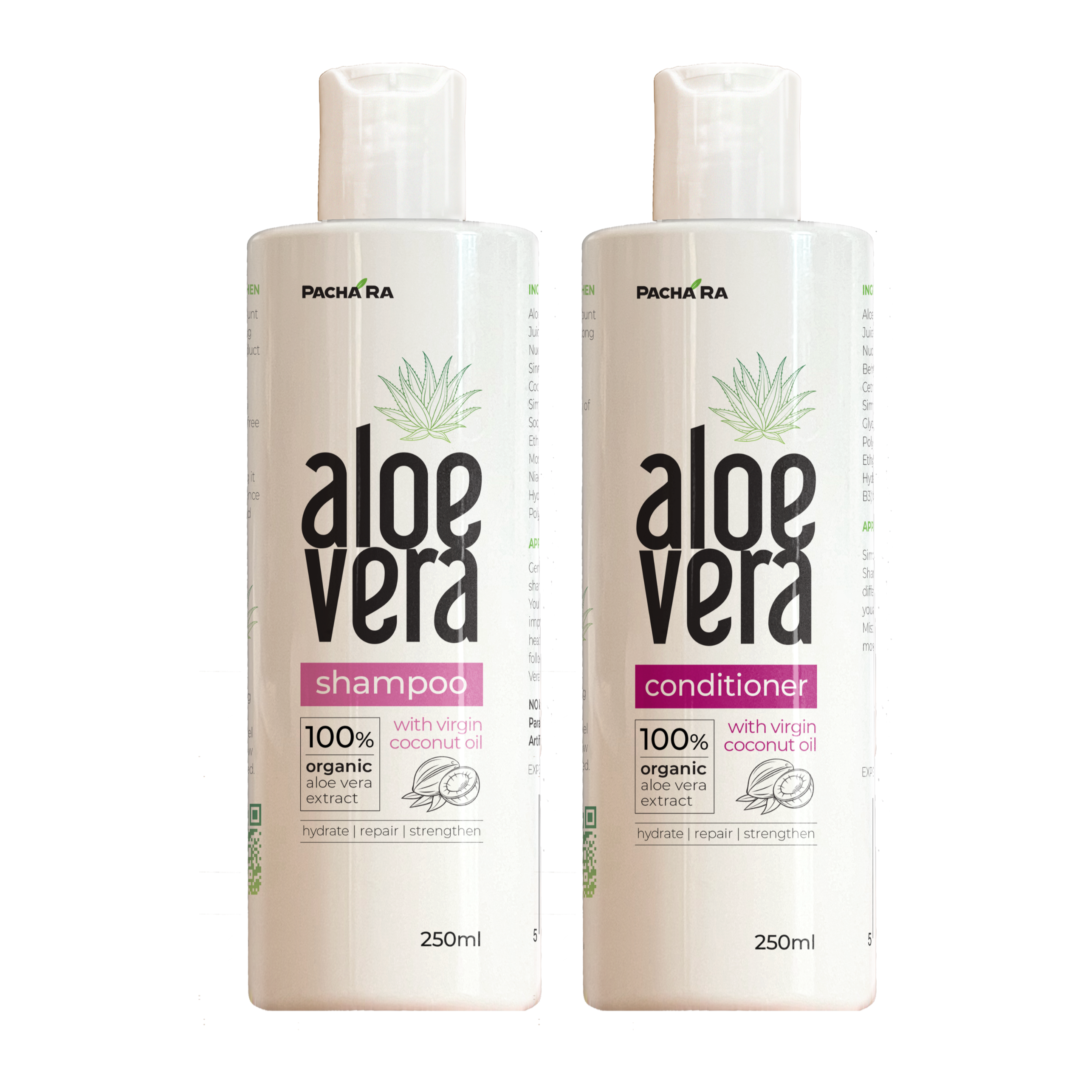 Aloe Vera Hair Shampoo and Conditioner Twin Pack