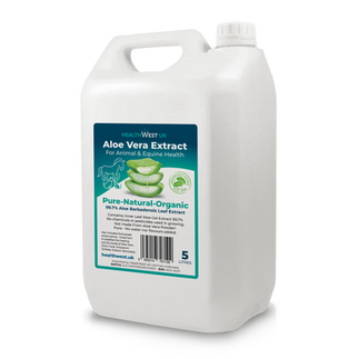 Convenient 5 Litre Aloe Vera Extract for Animal and Equine Health