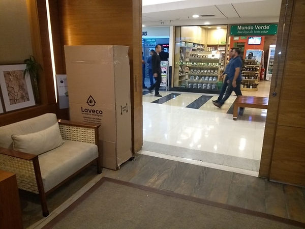 Embalagem pia portátil LAVECO