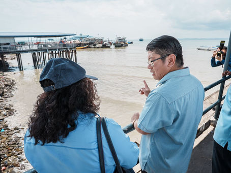 Ewon tinjau Pelabuhan Tawau, kunjungi tiga usahawan tempatan