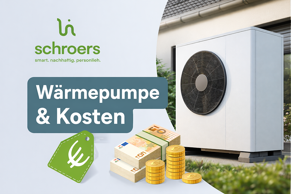 Wärmepumpe Kosten 2026 Einfamilienhaus mit Förderung – Heizungsbetrieb Schroers Mönchengladbach Düsseldorf
