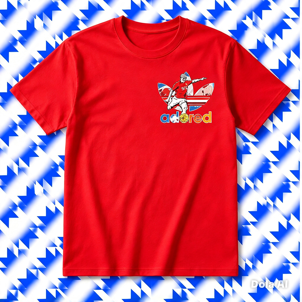 Thumbnail: adoRED Pocket Paul Scholes Roses Tshirts