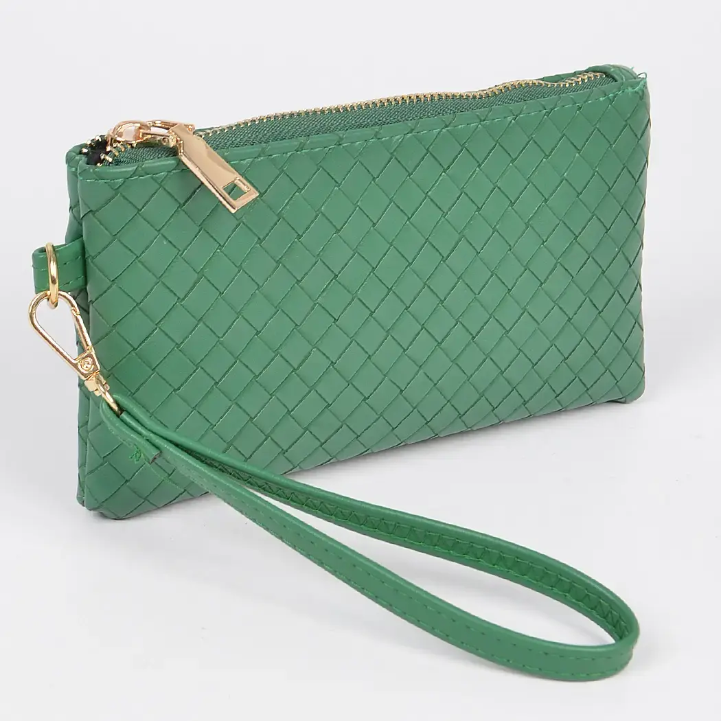 Mini Zip Purse W/Wrist Band