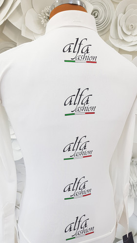 Camicia Frac Bianca Bosweel Con Collo A Svolazzanti – Cotone E Poliestere – Taglie Collo 37-50