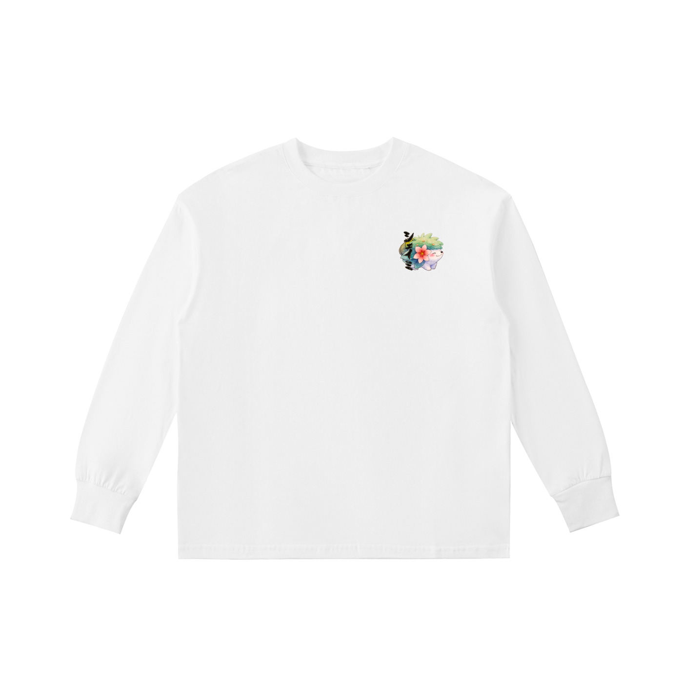 Shaymin! - Kids' Quick-Dry Cotton Long-Sleeve Tee