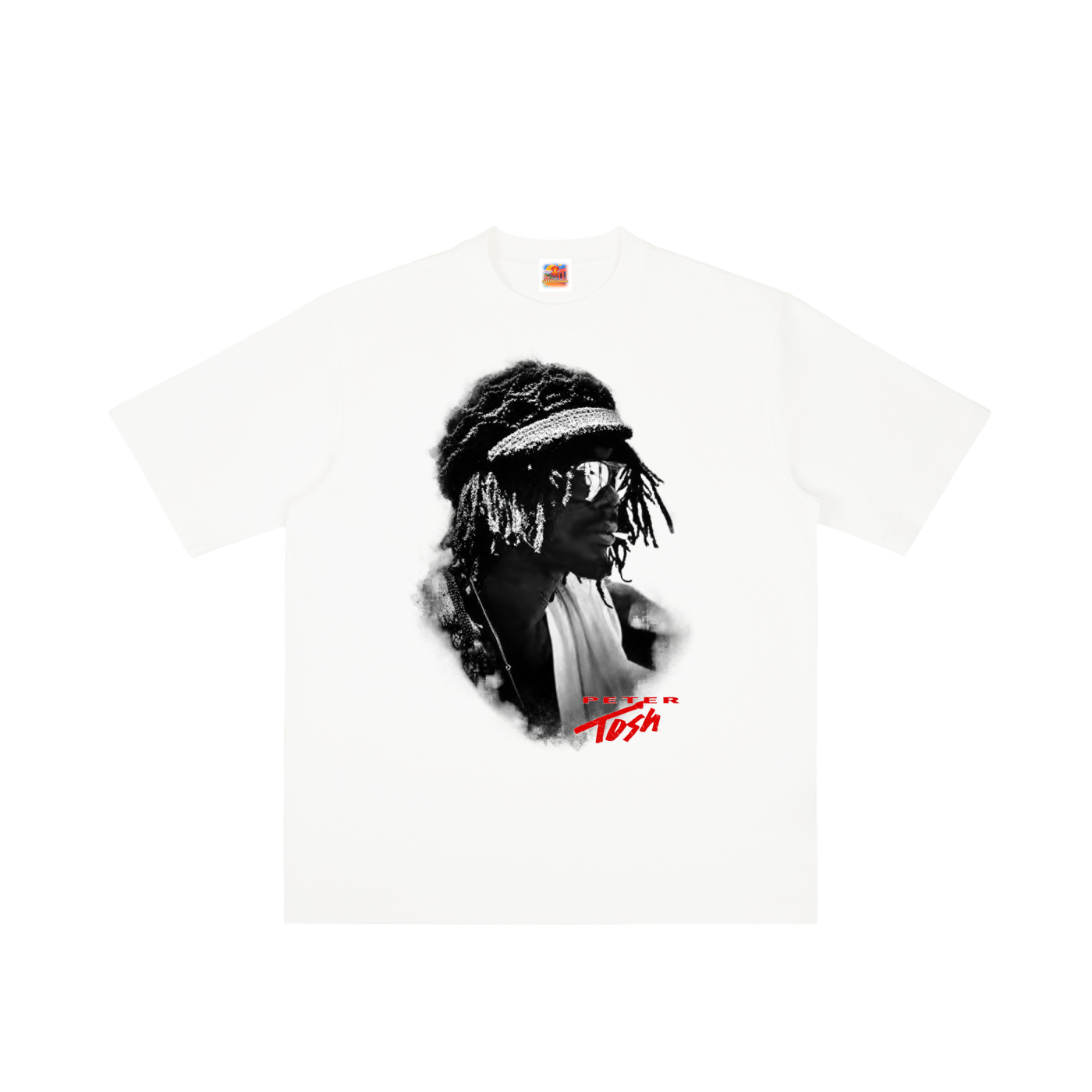 The Rebel - Peter Tosh - Vintage Wash Drop Shoulder T-shirt