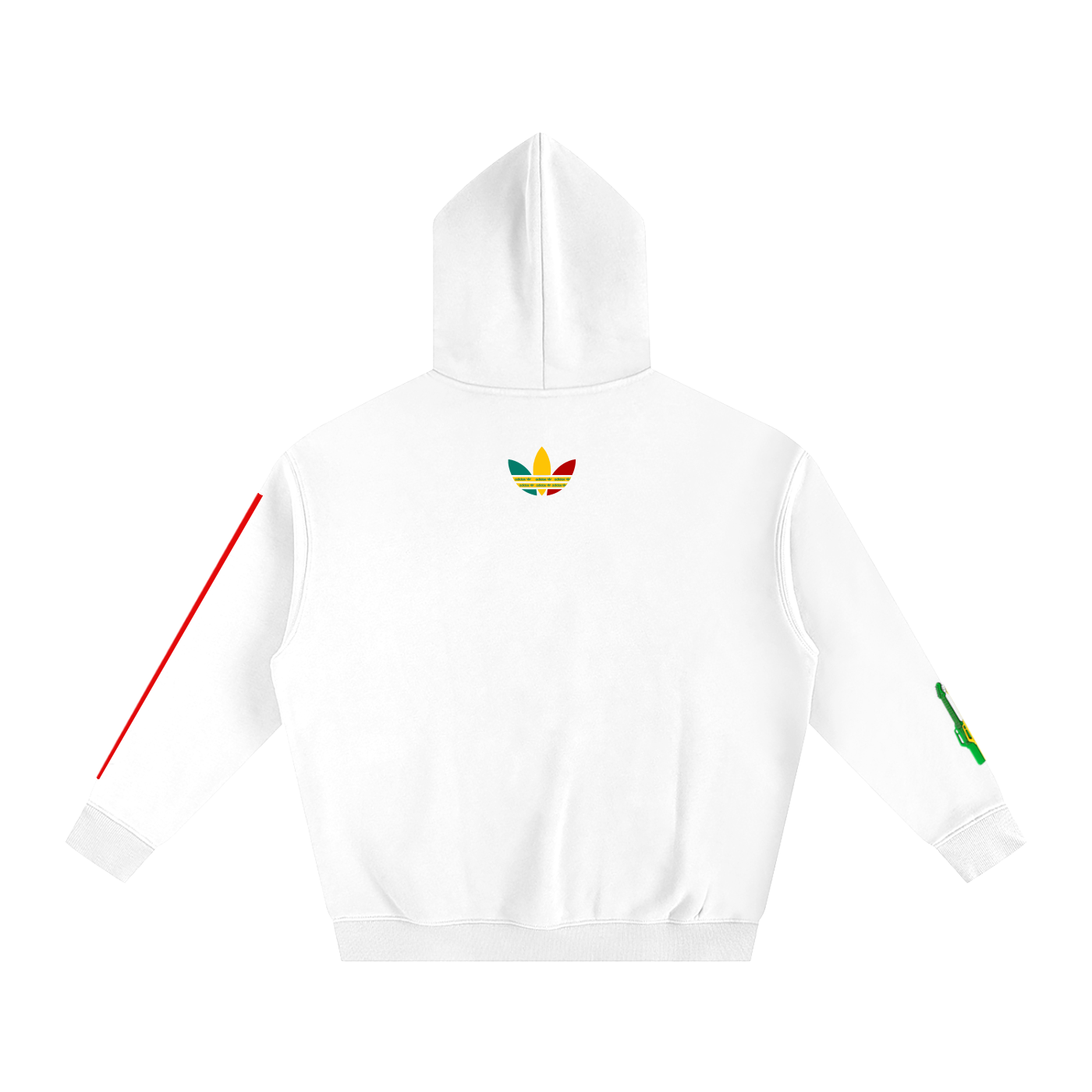 Bunny Wailer Trefoil – Bunny Wailer Remix Hoodie Oversize Fleeced Hoodie