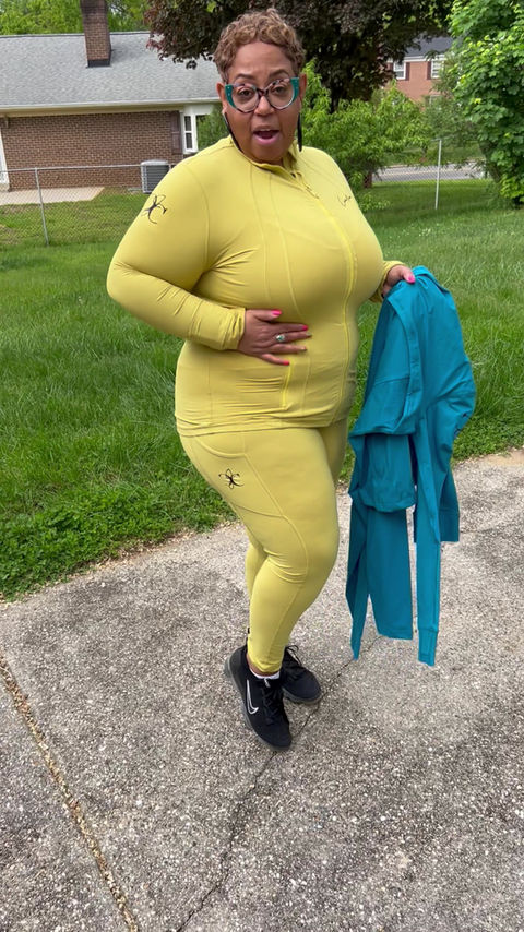 Hawaiian Blue Activewear Set