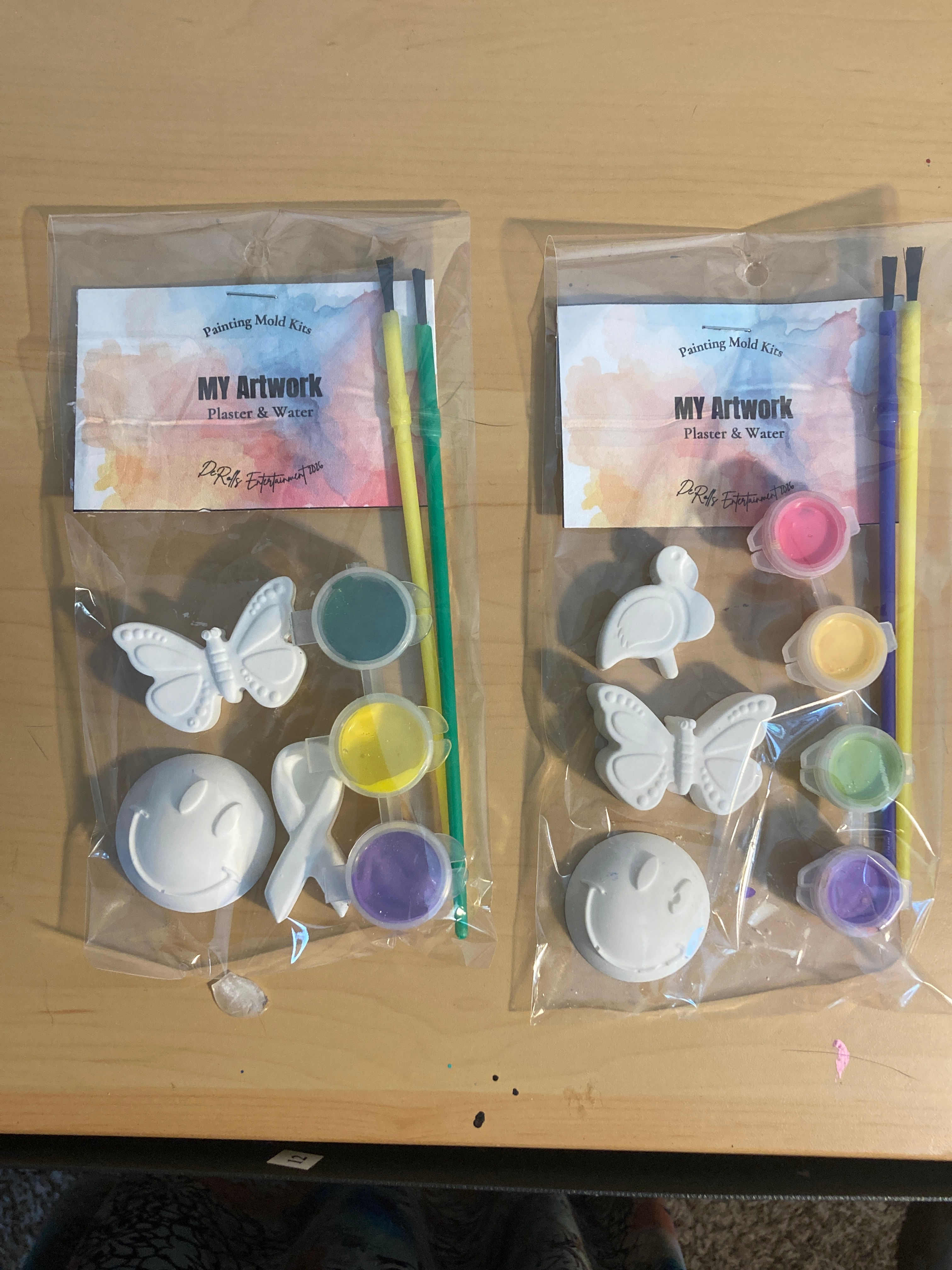 DIY 3 Pack Paint Molds
