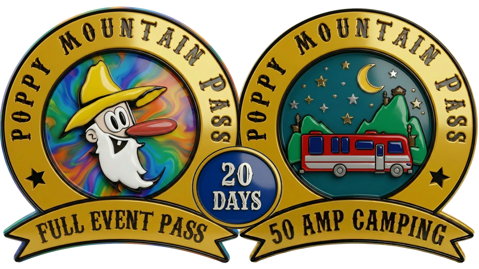 20 Day Festival Pass - 50 AMP