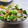 Ensalada verde con queso Feta