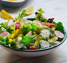 Ensalada verde con queso Feta