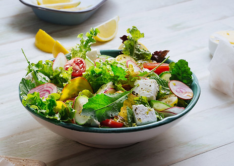 Fresh Green Salad with Feta