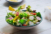 Bowl with salad