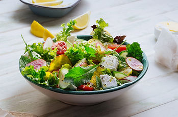 Fresh Green Salad with Feta