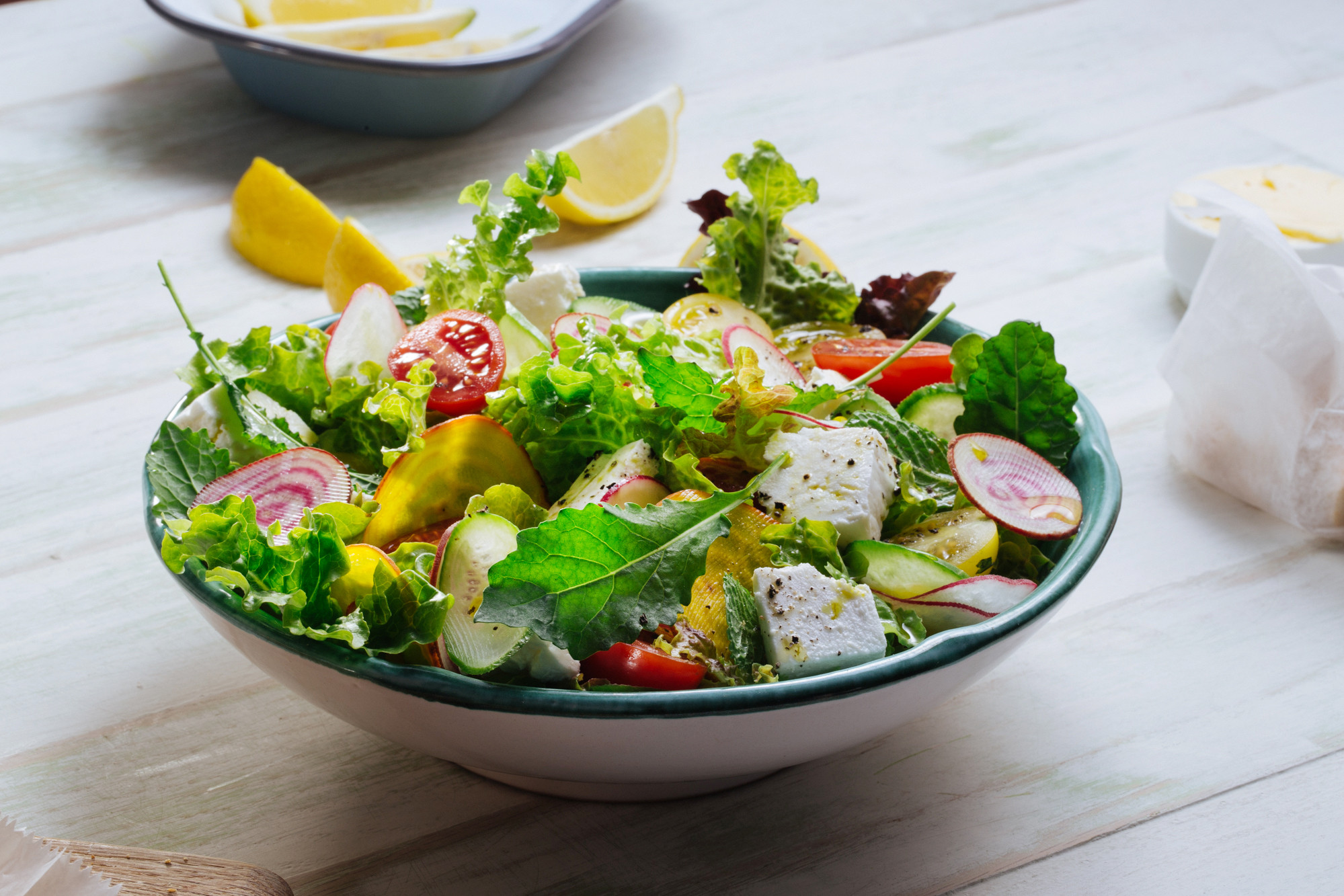 Lemon and Tofu Salad
