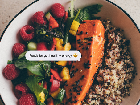 food for gut health and energy
